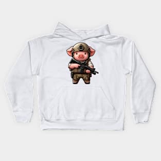 Tactical Pig Kids Hoodie